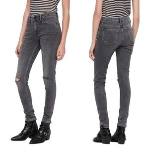 ALLSAINTS "Grace" Distressed Jeans..